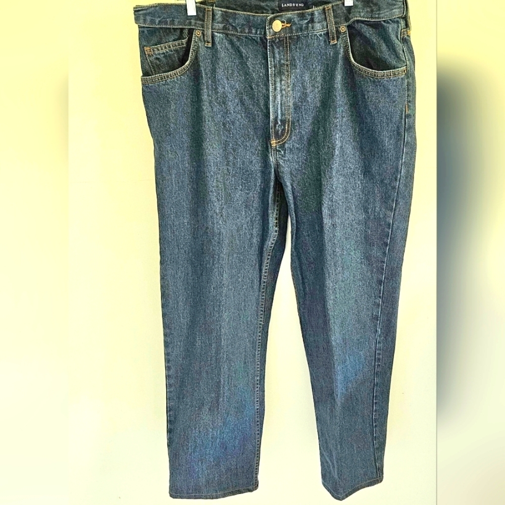Land's End men blue jeans 40